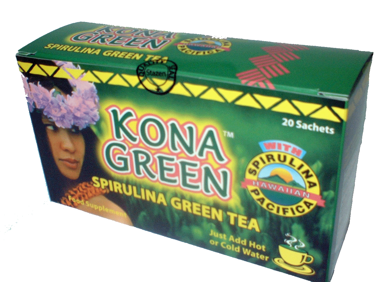 Kona Green Spirulina Green Tea